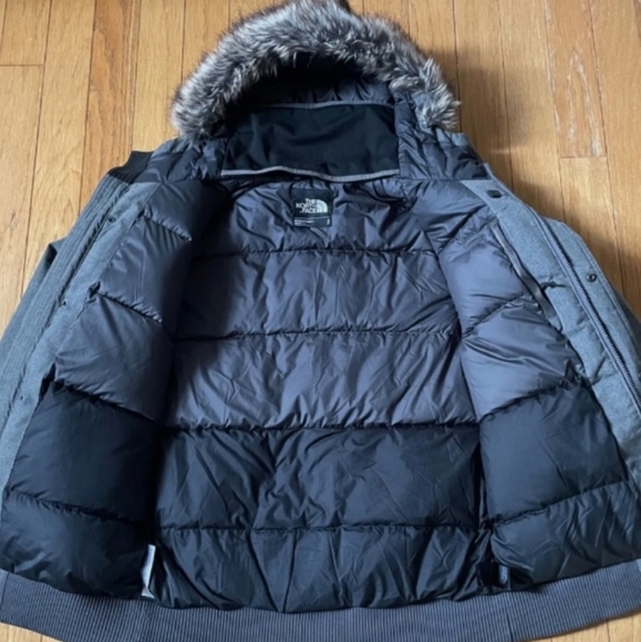 The North Face Gotham II 550 DryVent Down Parka Jacket small Gray TNF S puffer - Picture 7 of 14